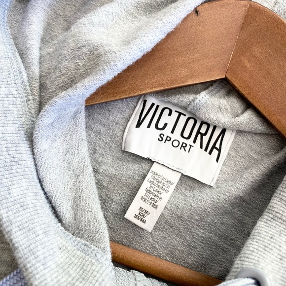 Victoria's Secret Sport Short Sleeve Zip Up Hoodie - Picture 3 of 9